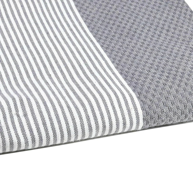 Fouta Nid d'Abeille Gris béton - 100 x 200 cm | Beach Towel