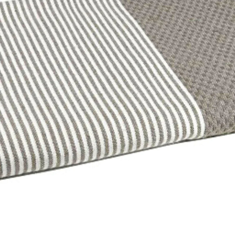 Fouta Nid d'Abeille Taupe - 100 x 200 cm | Beach Towel