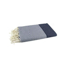 Fouta Nid d'Abeille Bleu marine - 100 x 200 cm | Beach Towel