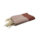 Fouta Nid d'Abeille Terracotta - 100 x 200 cm | Beach Towel