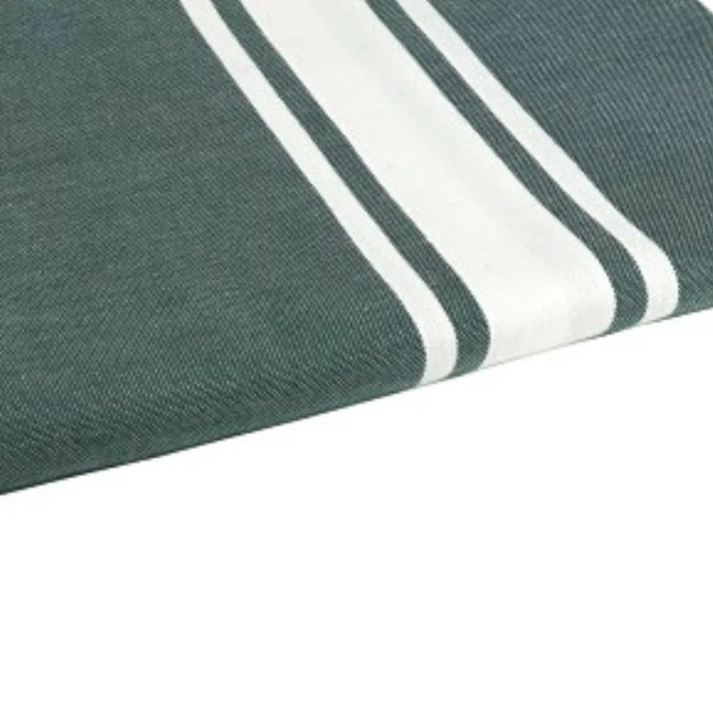 Fouta Tissage Plat Fir Green - 100 x 200 cm | Beach Towel