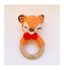 Sonajero de bebé de ganchillo personalizado