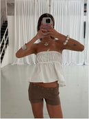 Camila Top/Falda - Crema