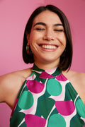 Top Charlotte Italia Green