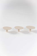 Wandhaken LOU im Set von 3, minimalistisches Design für vielseitige Anwendungen in der Wohnung.