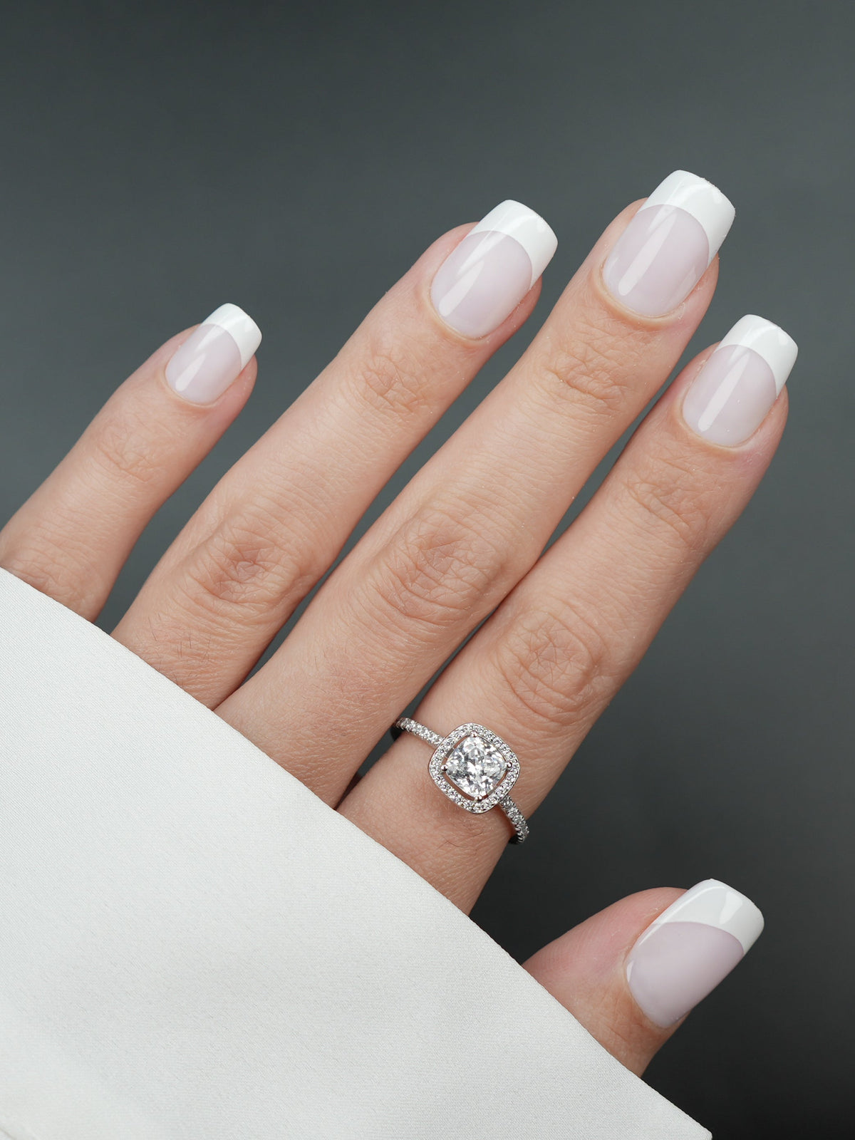 Künstliche Fingernägel - Milky French