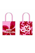 Tote Bag Mind Traveler Fleurs Rose