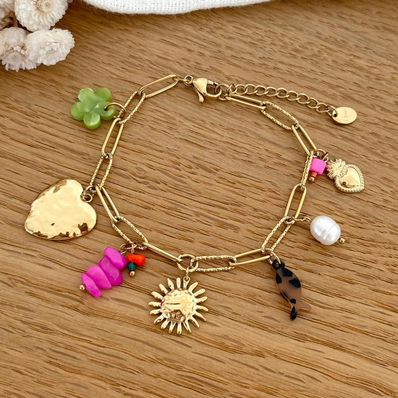 Bracelet "Janeiro" acier-Bracelet-Instants Plaisirs • Bijoux-Instants Plaisirs | Bijoux