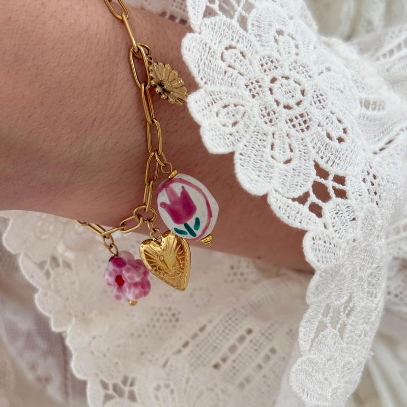 Bracelet "Valentina" acier-Bracelet-Instants Plaisirs | Bijoux-Instants Plaisirs | Bijoux