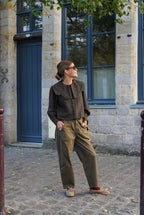 Jacob Khaki Balloon Trousers