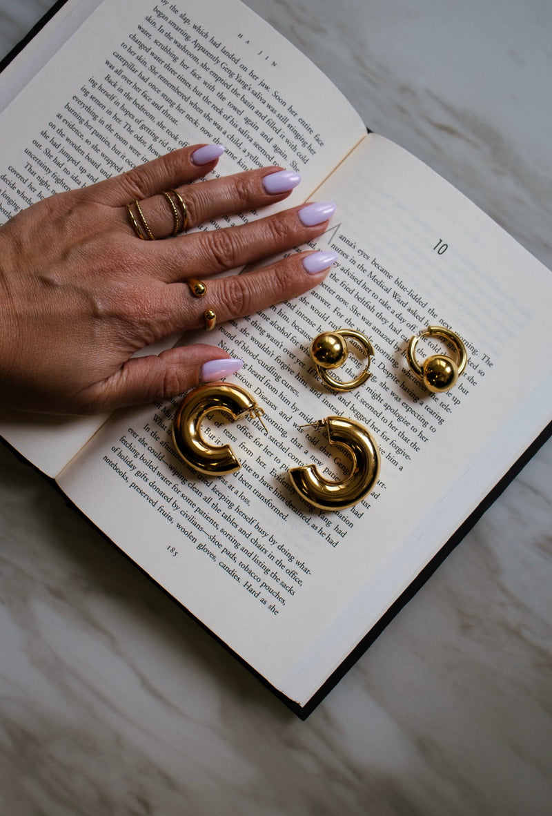 Boucles D'Oreilles Big Irène - Doré