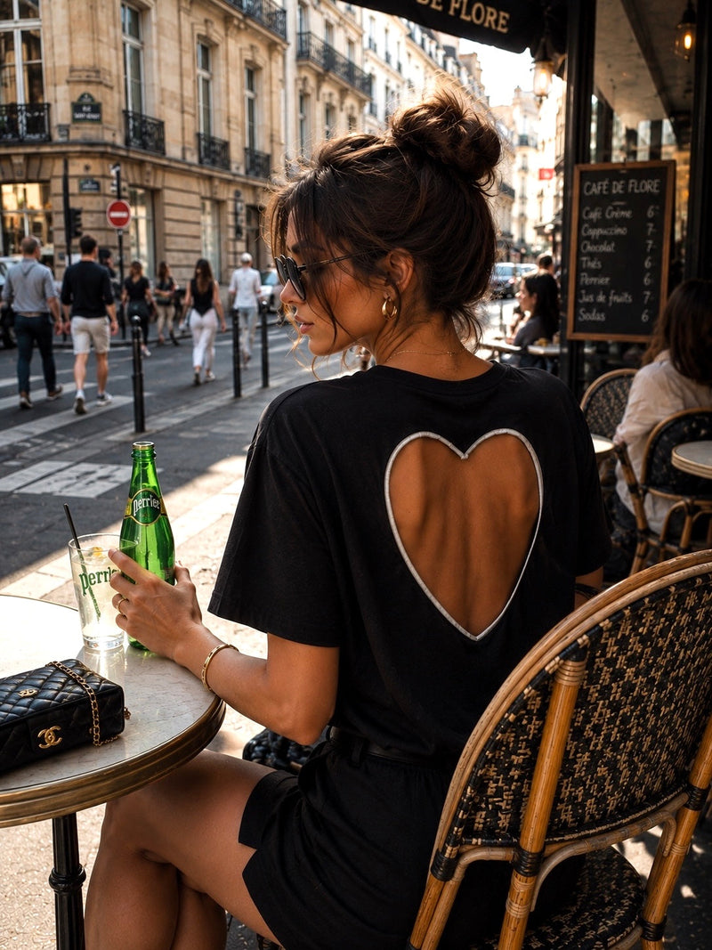 Tee Shirt Amor - Noir