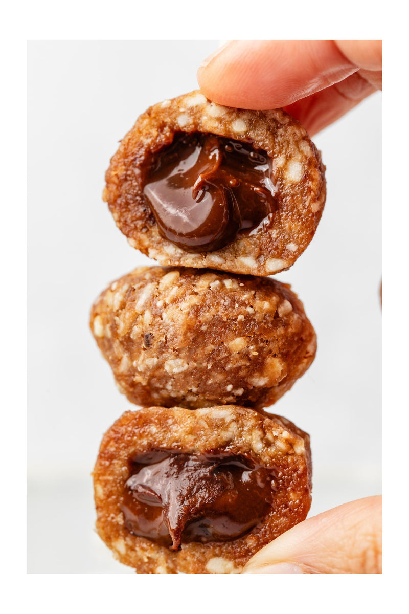 Funkie Cœur de Boule Coco Choco Noisette est un snack naturellement sucré avec un délicieux cœur fondant