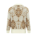 Alma Deia - Pull Jacquard Laine Mérinos - Blanc Cassé - Femme