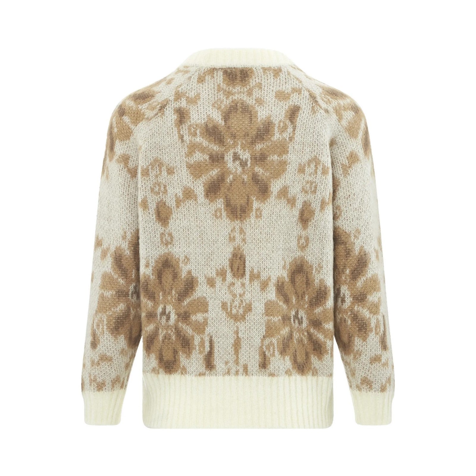 Alma Deia - Pull Jacquard Laine Mérinos - Blanc Cassé - Femme
