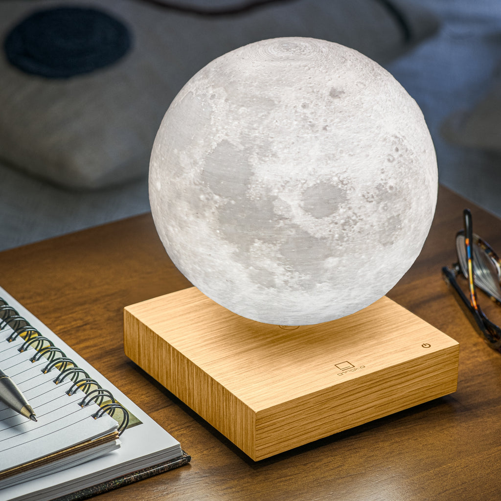Lampe Smart Moon - Frêne Blanc Naturel
