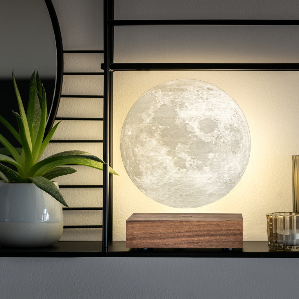 Lampe Smart Moon - Noyer Naturel