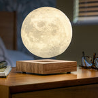 Lampe Smart Moon - Noyer Naturel