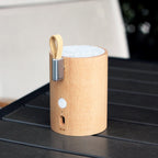 Enceinte Bluetooth Drum Light - Hêtre Naturel