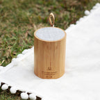Enceinte Bluetooth Drum Light - Bambou Naturel