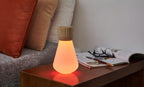 Lampe Ampoule Pentagon - Frêne Blanc - 2 Tailles