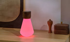 Lampe Ampoule Pentagon - Noyer Naturel - 2 Tailles
