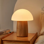 Lampe Champignon Alice - Frêne Blanc - 2 Tailles