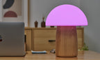 Lampe Champignon Alice - Frêne Blanc - 2 Tailles