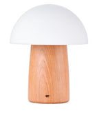 Lampe Champignon Alice - Frêne Blanc - 2 Tailles
