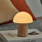 Lampe Champignon Alice - Frêne Blanc - 2 Tailles