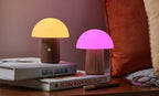 Lampe Champignon Alice - Noyer Naturel - 2 Tailles