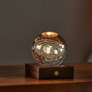 Gingko Design - Amber Crystal Light - Solar System