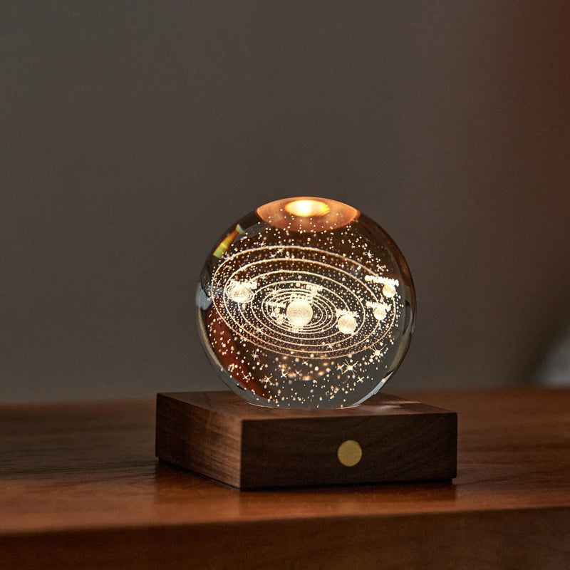 Gingko Design - Amber Crystal Light - Solar System