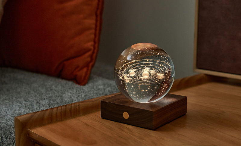 Gingko Design - Amber Crystal Light - Solar System