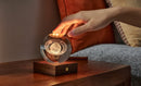 Diseño Gingko - Luz de cristal ámbar - Saturno