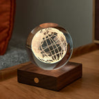 Lumière Amber Crystal - Globe