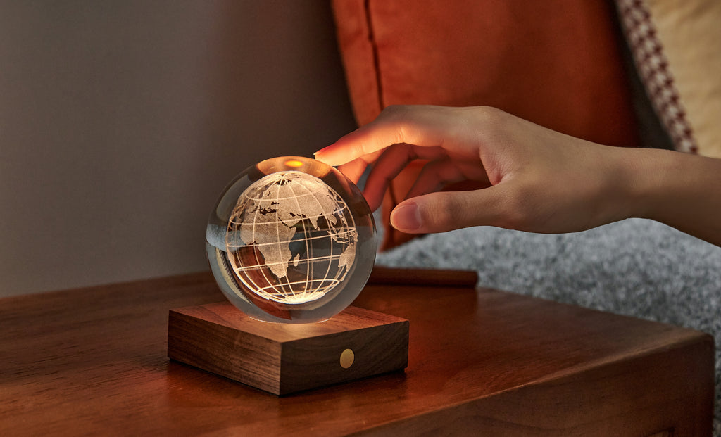 Lumière Amber Crystal - Globe