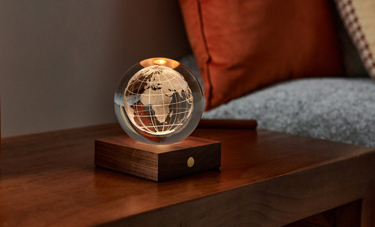 Lumière Amber Crystal - Globe