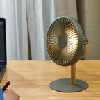 Lampe-Ventilateur de Bureau - Vert Kaki