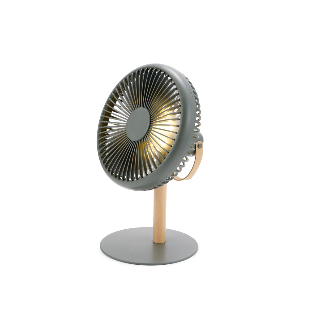 Lampe-Ventilateur de Bureau - Vert Kaki
