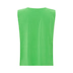 Alma Deia - Débardeur Plissé Coton Bio - Vert Prairie - Femme