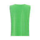 Alma Deia - Débardeur Plissé Coton Bio - Vert Prairie - Femme