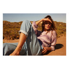Alma Deia - Open-Knit Mohair Jumper - Violet - Women