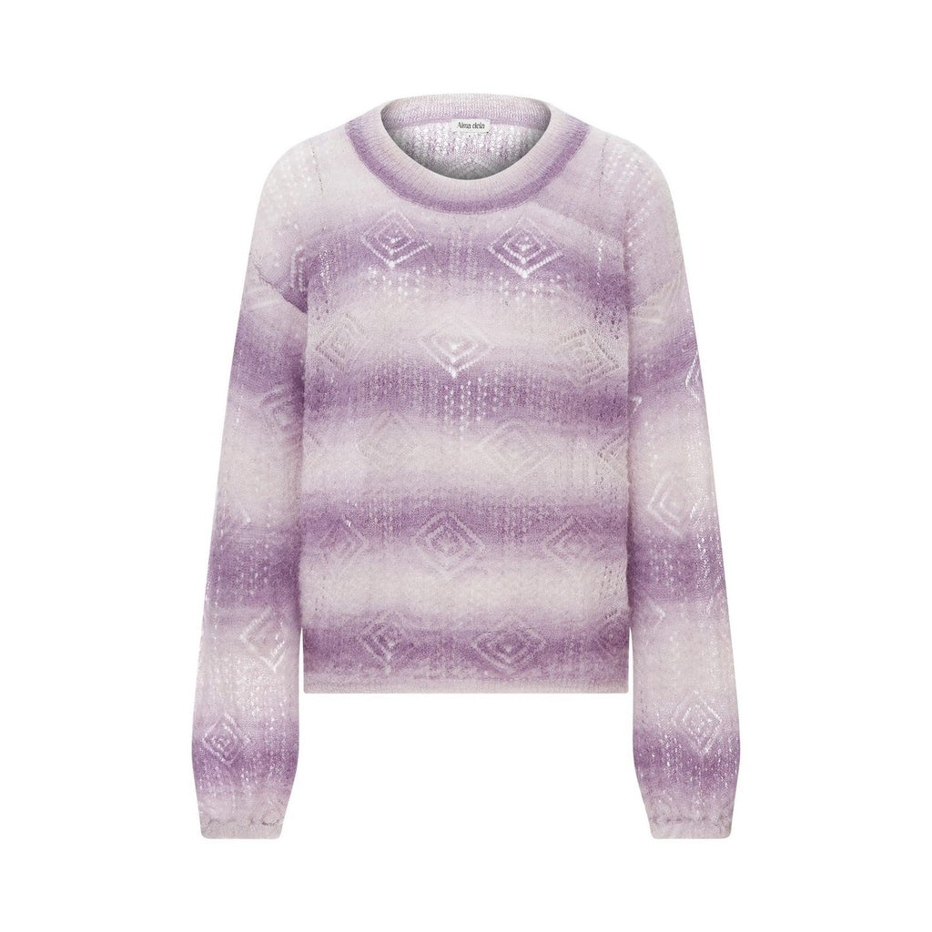 Alma Deia - Open-Knit Mohair Jumper - Violet - Women