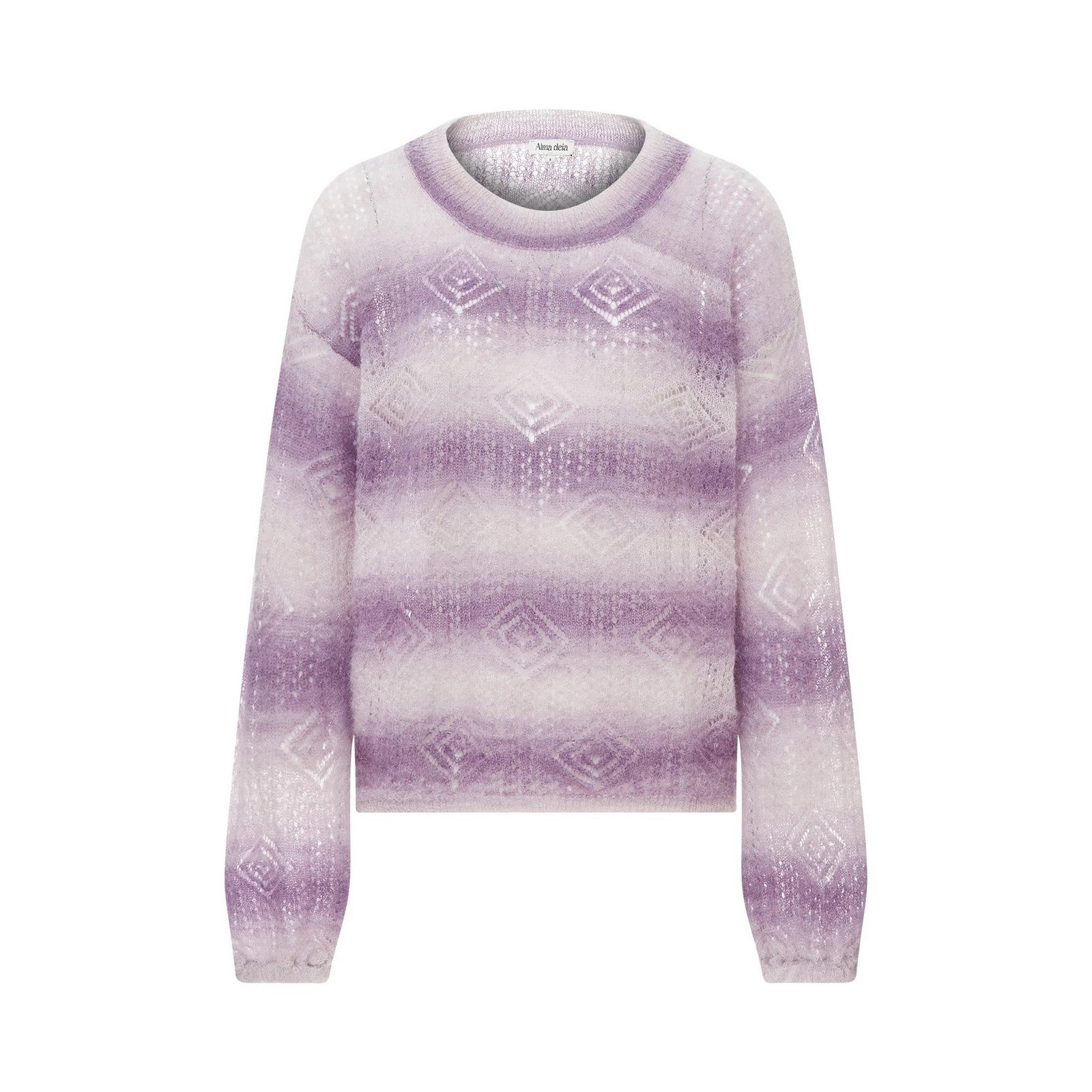 Alma Deia - Open-Knit Mohair Jumper - Violet - Women
