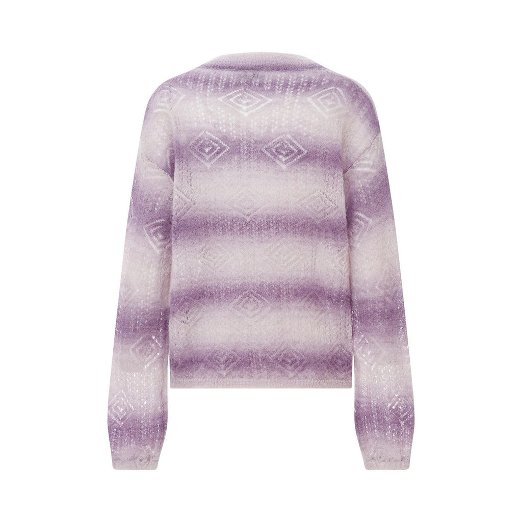 Alma Deia - Open-Knit Mohair Jumper - Violet - Women