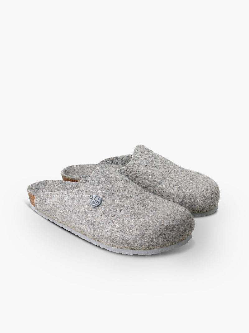 Pantuflas Helsinki Monocromo Gris