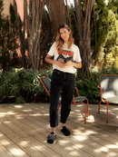 Zuecos Huma Velour Negro