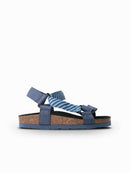 Sakura Pixel Navy Sandals