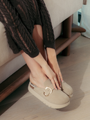 Sabots Grisel Velour Taupe